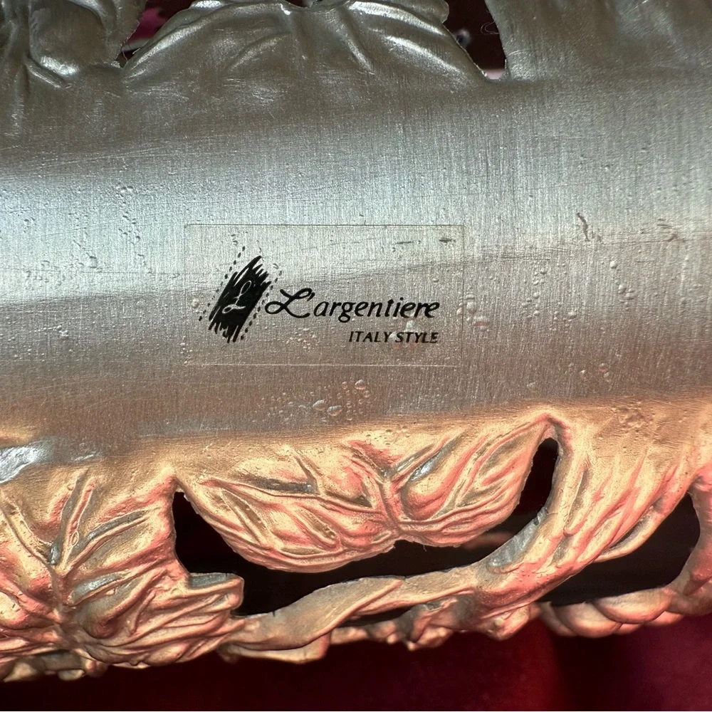 Largentiere of Italy silver‎ plate wine bottle holder Adjustable